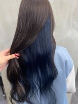 ナンバーウルス 名駅店(N° ulus)&nbsp;【number ulus】インナーカラー×ダークブルー