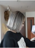 シルバーバレイヤージュカラー×シャドールーツ