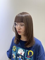 ジーナ 川崎(Zina)&nbsp;ミディアムレイヤー×アッシュベージュ