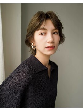 オムズ(OM's) レイヤーショートボブ/前髪/ダブルカラー