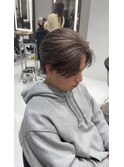 ダークグレージュセンターパート