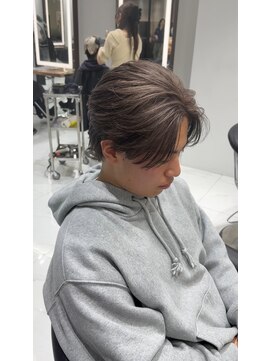 ミユーズシブヤフラッグ(Miyu’s Shibuya Flag) ダークグレージュセンターパート