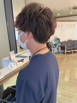 コワファースト 大分(COIFF1RST) ナチュラルカラー！メンズパーマスタイル