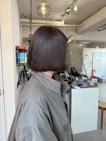 ピノ(pino.)&nbsp;グレージュボブオリーブグレージュ赤みなしカラー