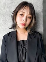 エインアンリー 表参道(AIN.ANLY.) ◯ぱっつん前髪薄めバング長めバング切りっぱなしボブミニボブ