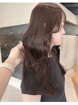 ヘアー アイス ルーチェ(HAIR ICI LUCE)&nbsp;秋色グレージュカラーレイヤーカット大人可愛いブリーチなし中西