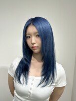 エゴ 池袋(EGO)&nbsp;ブルー/切ってから半年経ったレイヤーカット/持ちのいいカット