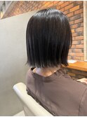 切りっぱなしボブ