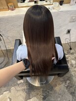 チャプター 問屋町(chapter) 顔まわりカット髪質改善バイカルテトリートメンと艶髪韓国ヘア