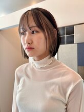 ◆カットデザインに無理なくフィットさせる◆【オリジナルブリーチデザイン】インナーカラー/ハイライト