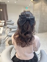 ロンドブルーム 天神大名店(Lond Bloom)&nbsp;暗めカラー/ブリーチなしカラー/ヘアアレンジ/ココアベージュ