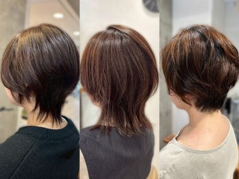 ヘア ルーナ バイ アプリーレ(hair lune by Aprire)の写真/[個室＆女性Staffのみで相談しやすい]白髪ぼかしハイライトや前髪/顔周りも綺麗に染める白髪染め[髪質改善]