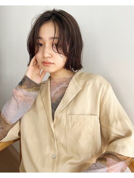 ソワ オモテサンドウ(SOIE OMOTESANDO) 【SOIE】外ハネゆる巻きボブ