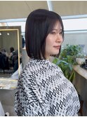◇暗めカラー/レイヤーカット/ボブ/髪質改善ストレート/表参道