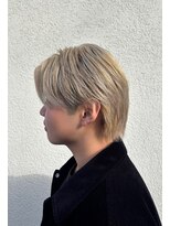 ヤスムラ(YASUMURA)&nbsp;高明度でも上品なブロンドベージュカラー【西宮北口/理容室】