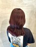 【鈴木指名限定】透明感暖色カラー＋似合わせカット＋4stepトリートメント