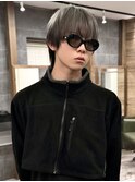 シースルーマッシュ/ウルフカット/ダークグレージュ