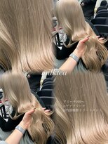 ペレ 渋谷(PELE) イメチェン/ピンクベージュ/アンブレラカラー/前髪/渋谷