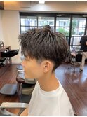 緩めツイストパーマ