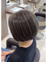 アッシュ 洋光台店(Ash) 【脱白髪染めハイライト】アッシュグレー