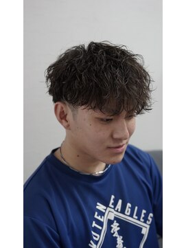 リーブル(Libre) 完全オリジナル!!ツイストスパイラル＋波巻きメンズパーマ