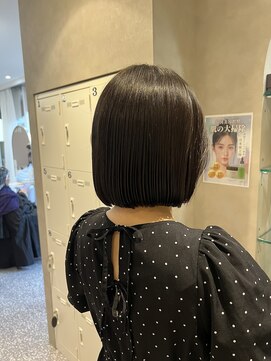 ボヌール 川西(Bonheur) まとまりの良い韓国風タッセルボブ