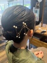 サンカリ SANKARI 船木店 上品シニヨン