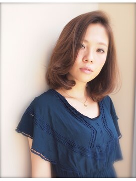 アフロート ギンザ(AFLOAT GINZA) かきあげバングのほつれカール