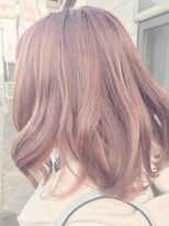 ヘアー バイ ミーズ(hair by Mii’s) インナーカラーペールピンク/ハイ&ローライト ピンクベージュ