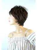 ふんわりナチュラルショート【RENJISHI】石元