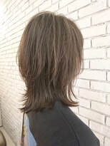 ヘアポケット スタイル店(HAIR POCKET)&nbsp;ミディウルフ☆グレージュハイライト