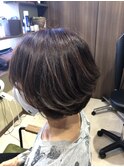 ショートスタイル/白髪ぼかし◎30代40代50代60代
