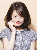 大人のミディアムヘア「モダン×クラッシー」【表参道】