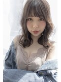 ミディアムレイヤースタイル