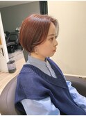 ○大人可愛い丸みハンサムショート