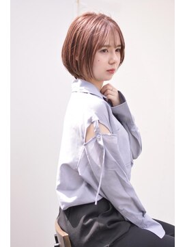 ドルセプラタ(Dulce plata) 【Dulce】#ショートボブ×#ベージュピンク☆大人可愛い20代30代