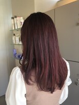 エイト 沖縄豊崎店(EIGHT toyosaki)&nbsp;【EIGHT 豊崎】お客様スタイル_チェリーレッドカラー