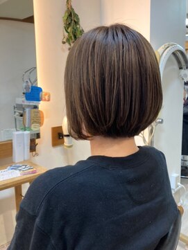 ケースプラスグリーン(CASE+GREEN) ◎ハイライト×白髪染めグレージュカラー