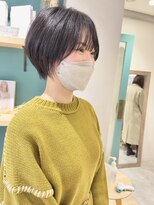 ラミエ バイ メルト 吉祥寺(lamie by melt)&nbsp;小顔丸みくびれショートボブ20代30代40代大人かわいいグレージュ