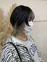 エッジ 下北沢(edge.)&nbsp;ショートウルフ　インナーカラー   edge.下北沢