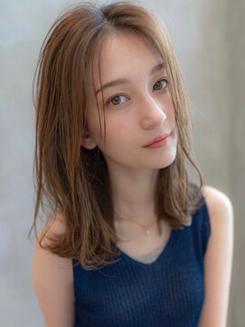 エースハバナ 渋谷(1 HAVANA) くびれ巻き/韓国風/ヨシンモリ/透明感カラー/レイヤーカット