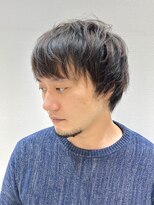 ヘアーライズ 池袋東口店(hair RISE)&nbsp;シークレットハイライトドライカットメンズカットショート