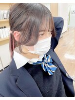 ラルムバイシー 新宿(LARME by Sea)&nbsp;韓国前髪顔周り×フェミニン【新宿/髪質改善】おくれ毛.小顔ヘア