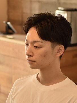 リム メンズヘア(LIM men's hair) 7:3リバースセンターパート【メンズカット/メンズヘア】