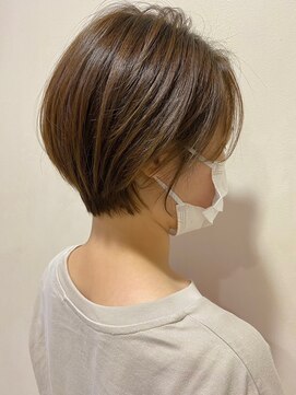 イーストハムネオ(EAST HAM NEO) 丸みショート×シアーブラウン