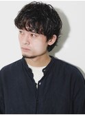 MEN’S HAIRニュアンスツーブロックマッシュ【上野　竜司】