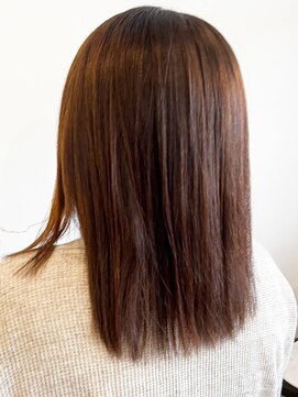 レポヘアー(Repos hair) 20代30代40代髪質改善カラーアッシュブラウン艶感ストレート