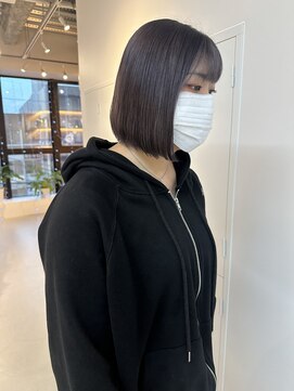 シダ(sida SAIIN) 【sida 池村】20代30代ラベンダーボブ