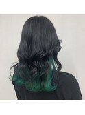 グリーンインナーカラー