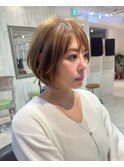【畑中正敏】丸みショート/小顔ショート/ひし形ショート